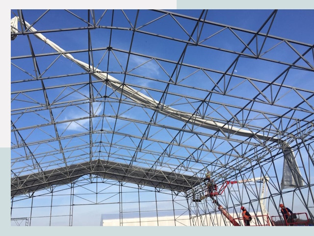 Шатровые ангары от 612 руб. в Мариинске и Кемеровской области