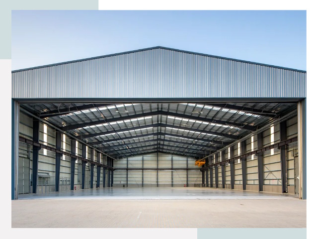 Большие ангары в Мариинске