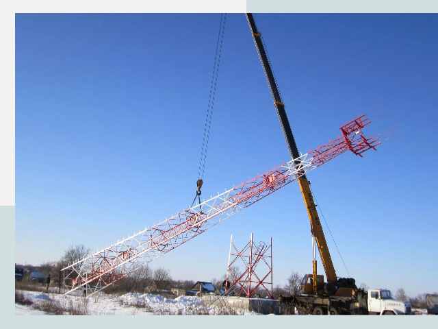 Строительство башен связи в Мариинске от 612 руб.