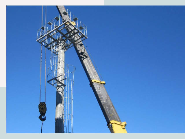 Монтаж осветительных мачт в Мариинск от 612 руб.