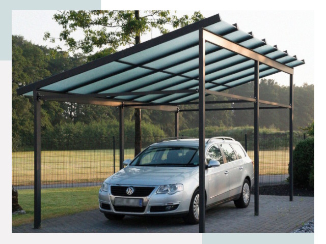 Навесы для автомобилей в Мариинске