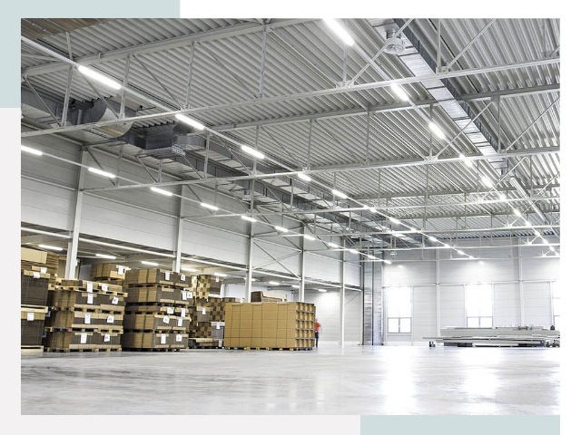 Освещение ангаров в Мариинске