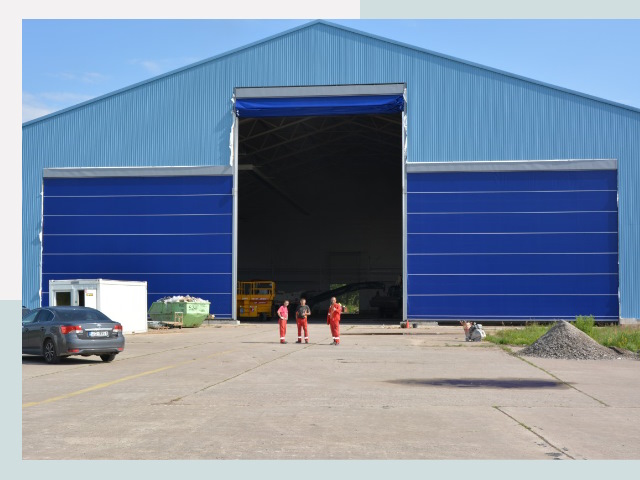 Ангарные ворота в Мариинск от СтальСтрой-Мрн по цене 612 руб.