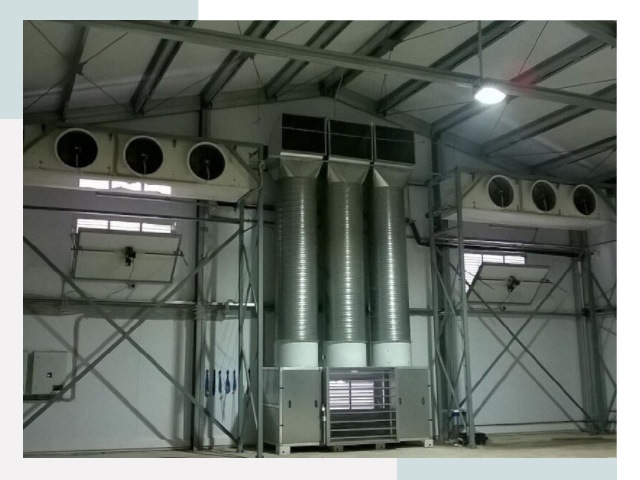 Инженерные системы для ангаров в Мариинске