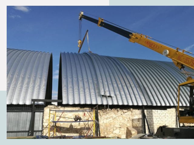 Реконструкция ангаров в Мариинске от 612 руб.